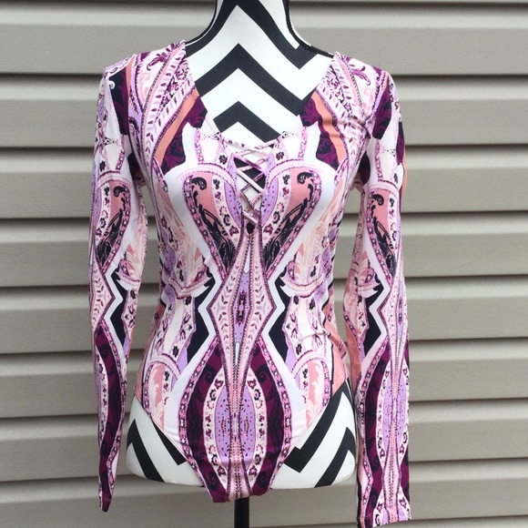 NWT Free People Paisley Pick A Place Bodysuit - Picture 6 of 8